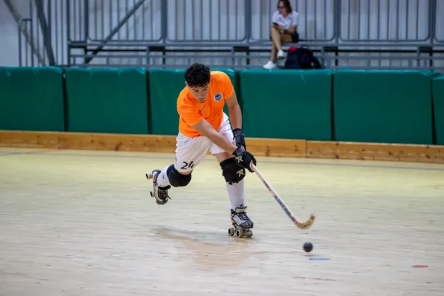 Atleta CRESH durante il riscaldamento